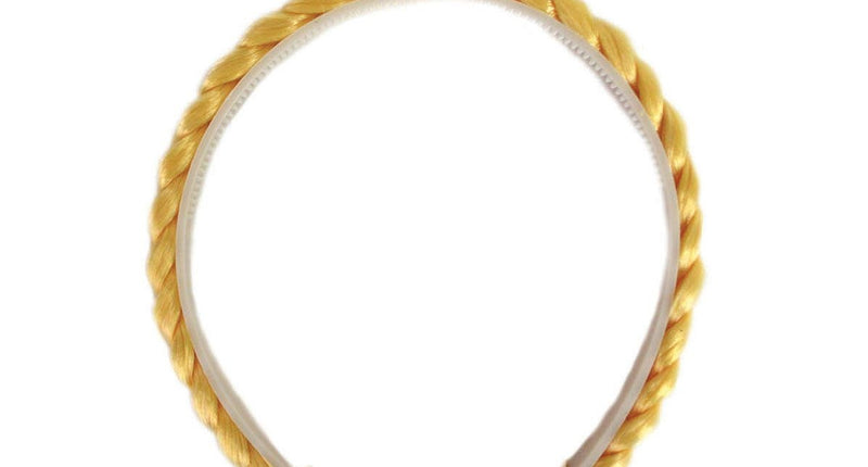 Funny Fashion Tiara met blonde vlecht