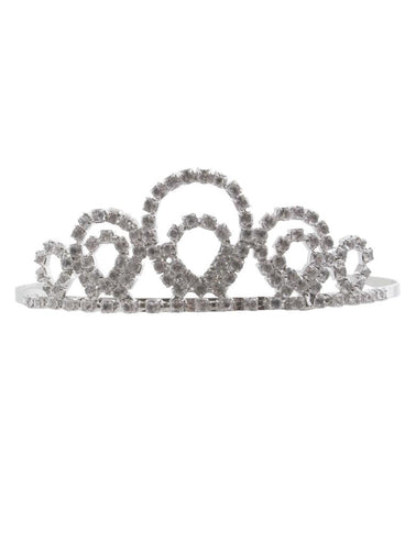 Funny Fashion Tiara met nep diamanten