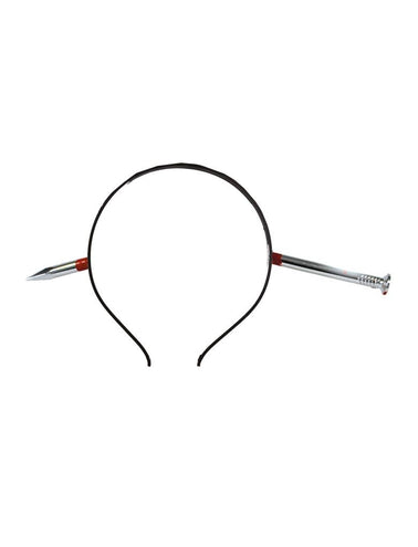 Funny Fashion Tiara nagel door hoofd Halloween