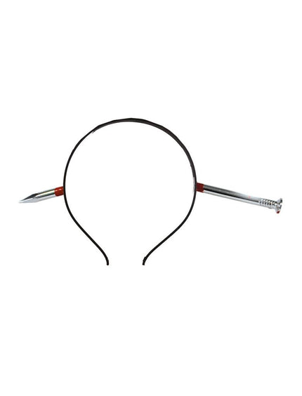 Funny Fashion Tiara nagel door hoofd Halloween