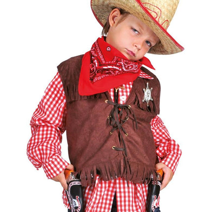 Funny Fashion Tiroler blouse rood kind