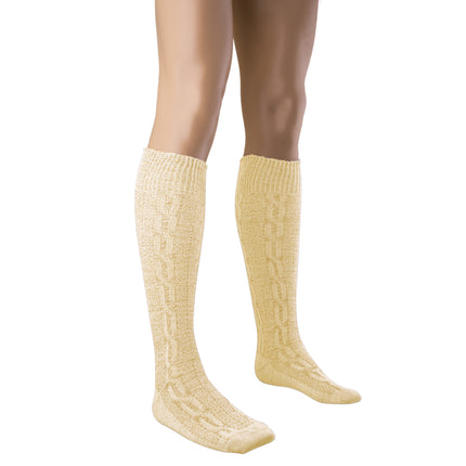 Funny Fashion Tiroler sokken gebroken wit 40cm