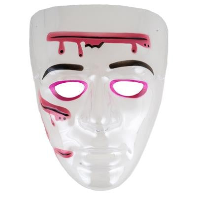 Funny Fashion Transparant masker griezel