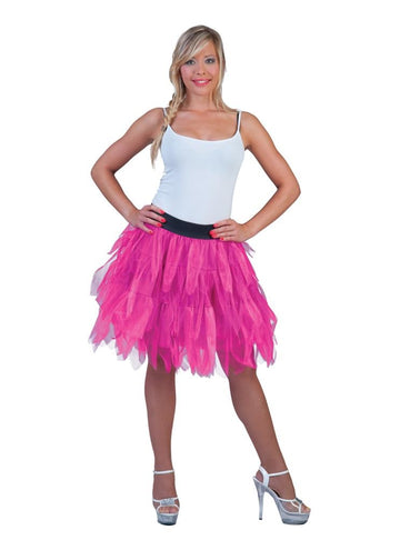 Funny Fashion Tule rok neon roze Gigi