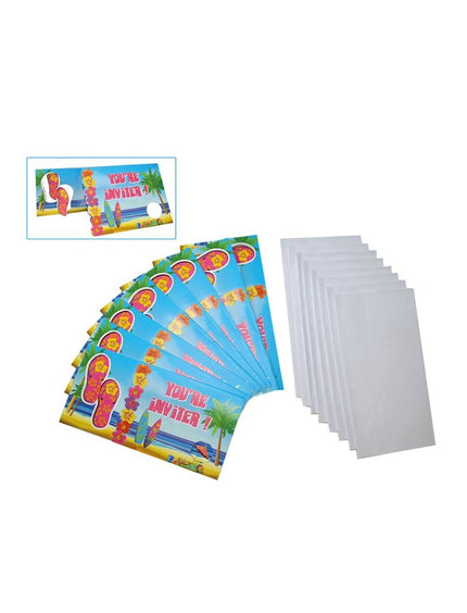 Funny Fashion Uitnodigingen Hawaii party