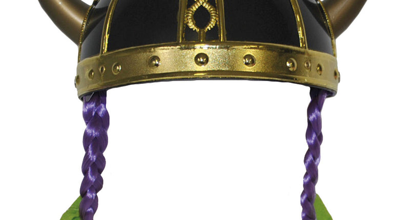 Funny Fashion Viking helm Maddox met vlechten