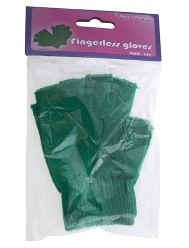 Funny Fashion Vingerloze handschoenen groen