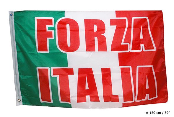 Funny Fashion Vlag Forza Italia