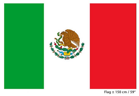 Funny Fashion Vlag Mexico
