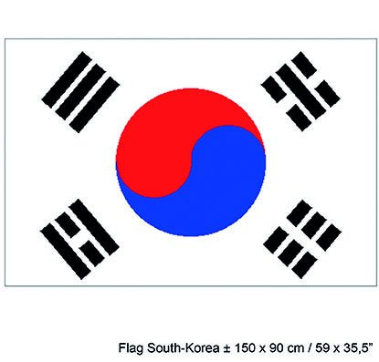 Funny Fashion Vlag Zuid Korea