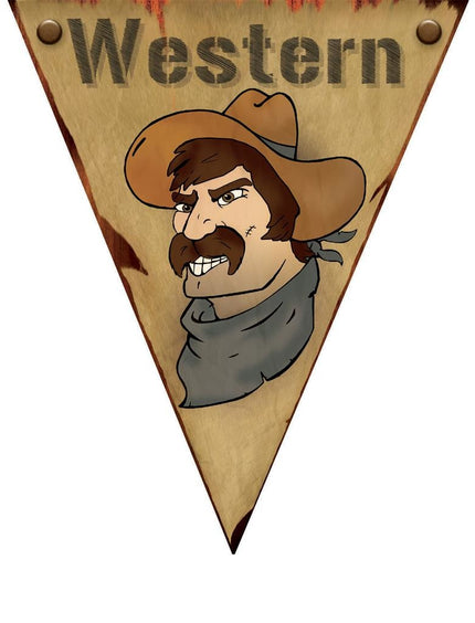 Funny Fashion Vlaggenlijn Cowboy  5mtr.