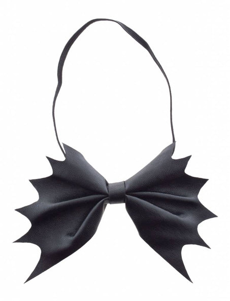 Funny Fashion Vleermuis strikje zwart