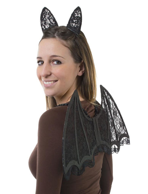 Funny Fashion Vleermuis vleugels met oren