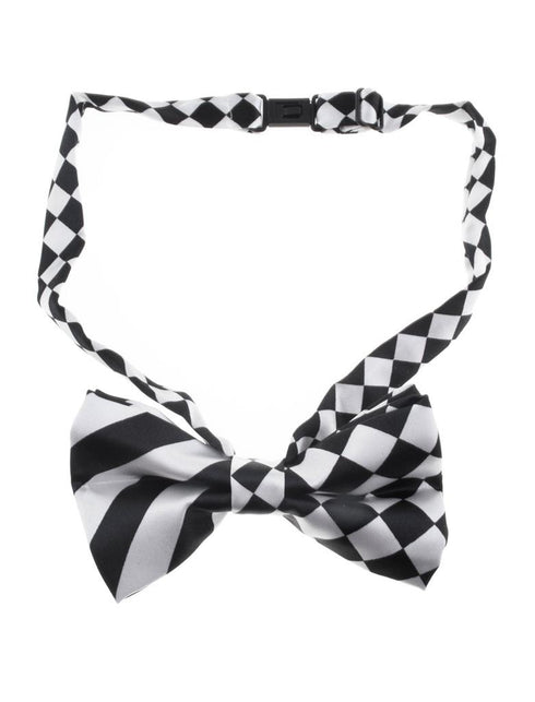 Funny Fashion Vlinderdas zwart wit