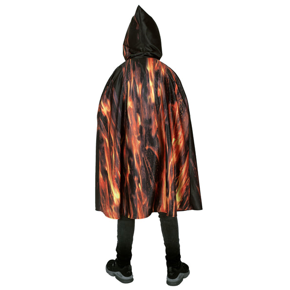Funny Fashion Vurige demonen cape kind