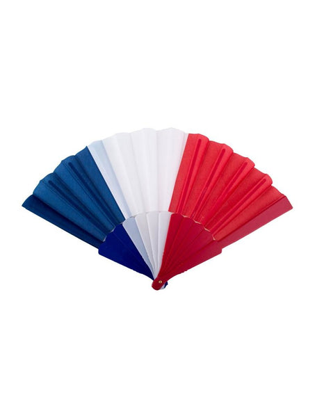 Funny Fashion Waaier rood wit blauw