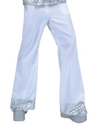 Funny Fashion Witte discobroek heren