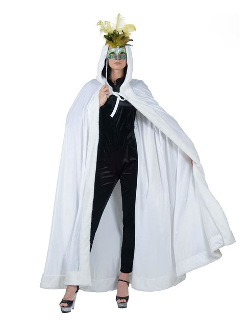 Funny Fashion Witte Venetiaanse cape