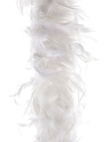 Funny Fashion Witte veren boa 90gram
