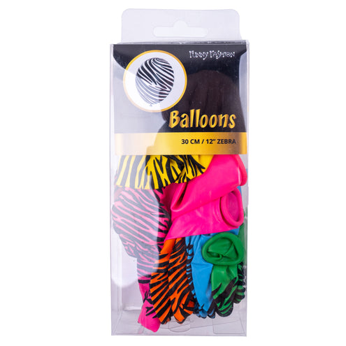 Funny Fashion Zebra print ballonnen
