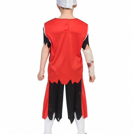 Funny Fashion Zombie AM voetballer pak