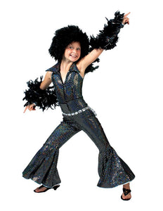 Funny Fashion Zwart glitter discopak kind