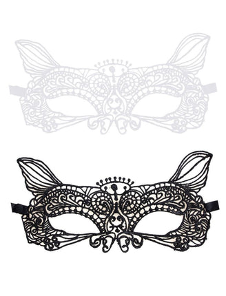 Funny Fashion Zwart kanten oogmasker Noha