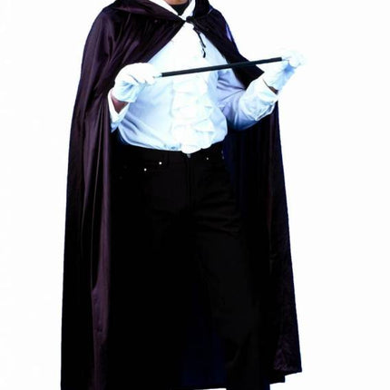 Funny Fashion Zwarte cape volwassenen budget