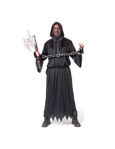Funny Fashion Zwarte geest kostuum Aka
