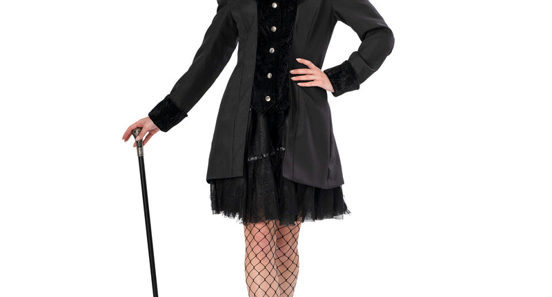 Funny Fashion Zwarte jas Janet