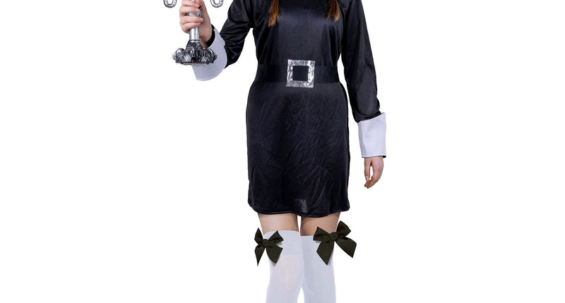 Funny Fashion Zwarte jurk voor Wednesday