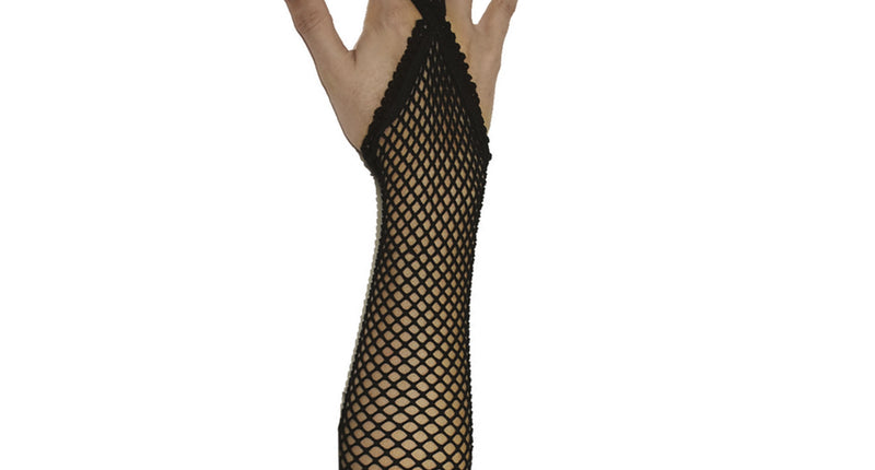 Funny Fashion Zwarte nethandschoenen handschoenen