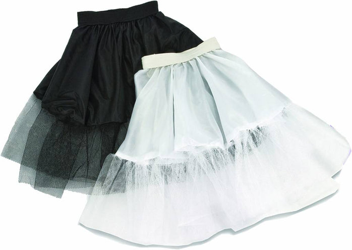 Funny Fashion Zwarte petticoat 55cm