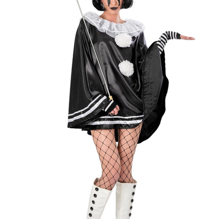 Funny Fashion Zwarte Pierrot Bodhi
