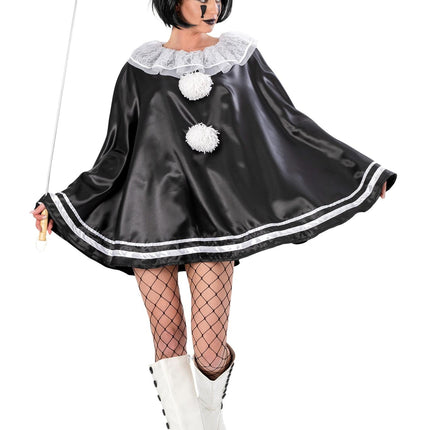 Funny Fashion Zwarte Pierrot Bodhi