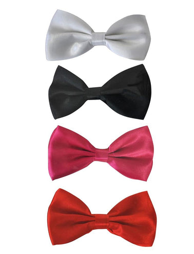 Funny Fashion Zwarte satijnen strik