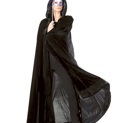 Funny Fashion Zwarte Venetiaanse cape