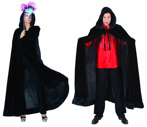 Funny Fashion Zwarte Venetiaanse cape