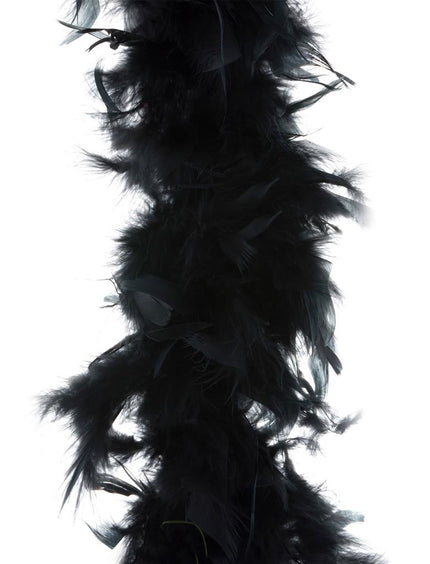 Funny Fashion Zwarte veren boa 90gram