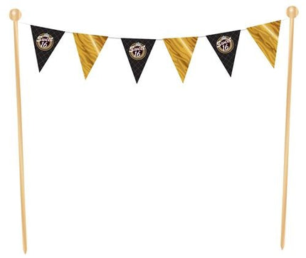 Haza Witbaard Taart/cake decoratie sweet 16