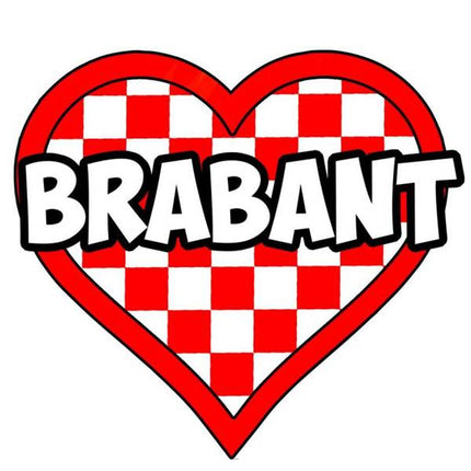 PartyXplosion Applicatie Brabant hart 7 cm hoog