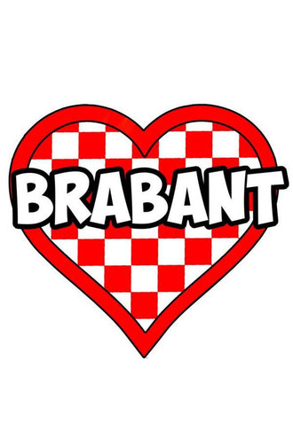 PartyXplosion Applicatie Brabant hart 7 cm hoog
