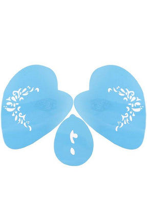 PartyXplosion Aqua schmink sjabloon fantasy prinses