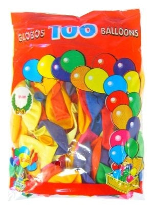 PartyXplosion Ballon 100x assortie mt 9 / 25cm