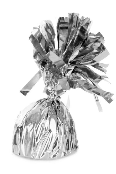 PartyXplosion Ballongewichtje zilver 140 gram Ø6cm