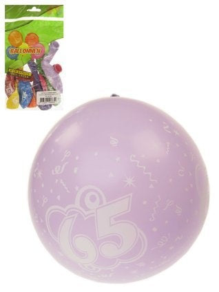PartyXplosion Ballonnen 65 jaar