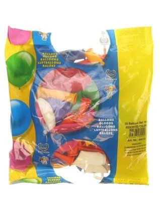 PartyXplosion Ballonnen assortie kleuren 50 x mt 10