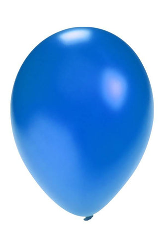 PartyXplosion Ballonnen metallic blauw  5 inch  100 stuks