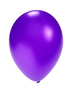 PartyXplosion Ballonnen metallic Paars  5 inch  100 stuks