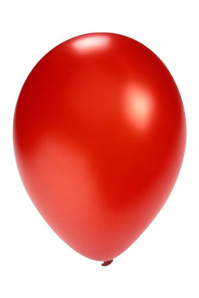 PartyXplosion Ballonnen metallic rood 5 inch  100 stuks